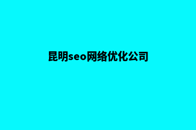 昆明百度seo优化排名(昆明seo网络优化公司)