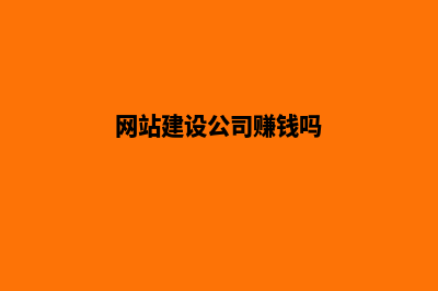 做网站建设公司怎么样(网站建设公司赚钱吗)