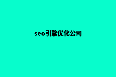 seo优化网站公司(seo引擎优化公司)