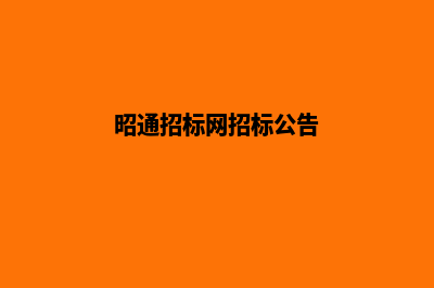 昭通哪家网站建设公司好(昭通招标网招标公告)