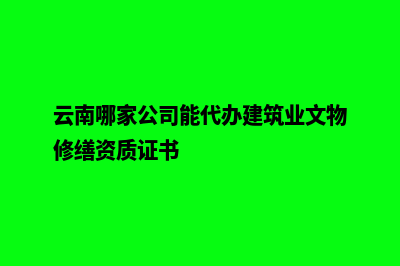 云南在哪家公司制作网站好(云南哪家公司能代办建筑业文物修缮资质证书)