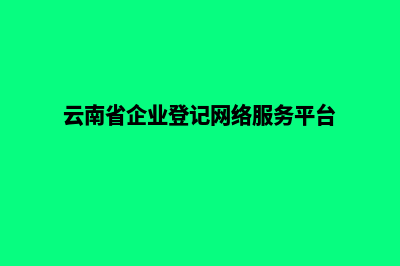 云南企业网站设计需要多少钱(云南省企业登记网络服务平台)