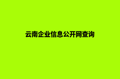 云南企业网站开发报价(云南企业信息公开网查询)