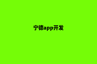 宁德网站开发(宁德app开发)