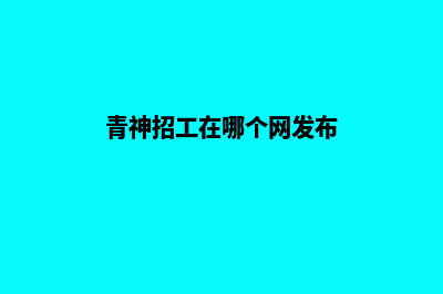 青神网站开发(青神招工在哪个网发布)