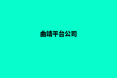 曲靖公司网站建设费用价格(曲靖平台公司)