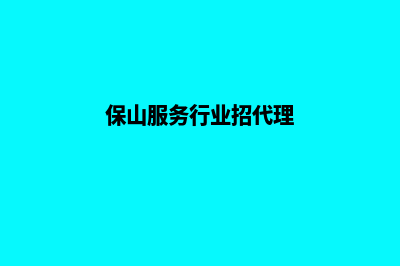 保山建网站代理哪个(保山服务行业招代理)