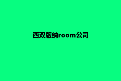 西双版纳公司网页重做哪家好(西双版纳room公司)