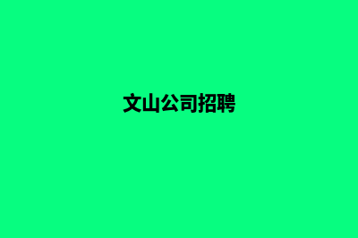 文山公司做网站价格(文山公司招聘)