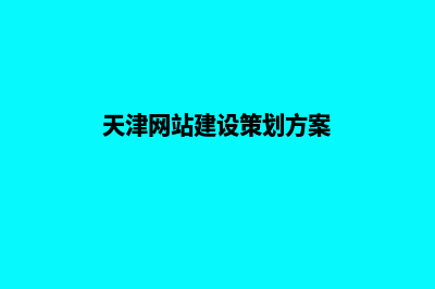 天津网站建设费用(天津网站建设策划方案)