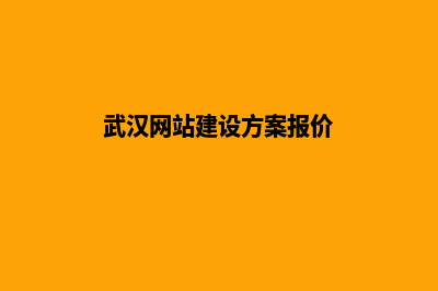 武汉网站建设哪里(武汉网站建设方案报价)