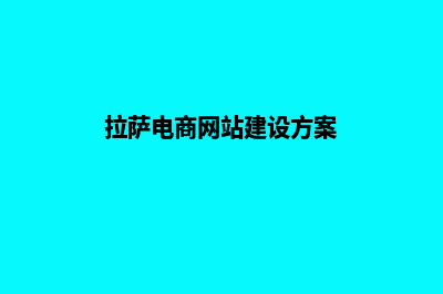 拉萨电商网站建设收费(拉萨电商网站建设方案)