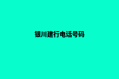 银川建设一个网站需要多少钱(银川建行电话号码)