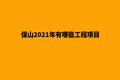 保山哪家网站建设服务好(保山2021年有哪些工程项目)