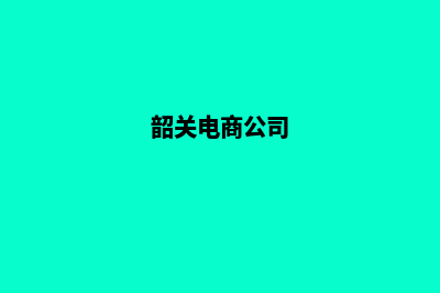 韶关电商app定制(韶关电商公司)