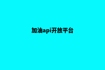 加油南平app开发费用(加油api开放平台)