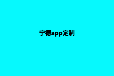 宁德网站定制升级(宁德app定制)