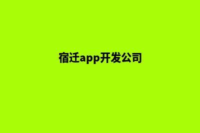 宿迁app开发哪家好(宿迁app开发公司)