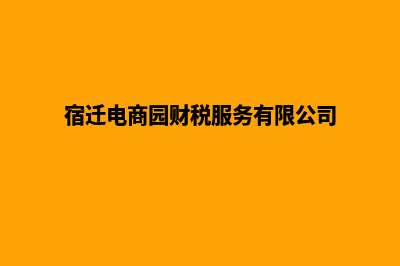 宿迁电商网站开发费用(宿迁电商园财税服务有限公司)