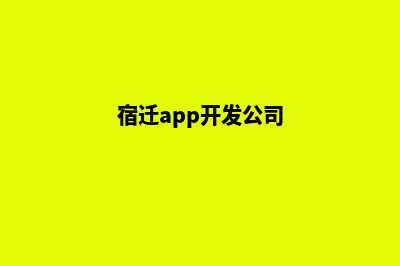 宿迁哪有app开发(宿迁app开发公司)