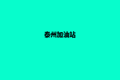 泰州加油app开发哪家公司好(泰州加油站)