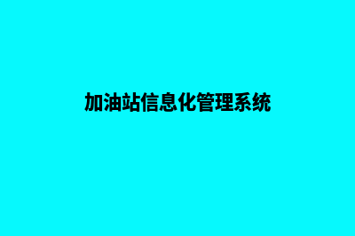 泰州加油站系统(加油站信息化管理系统)