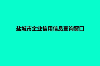 盐城企业网站开发价格(盐城市企业信用信息查询窗口)