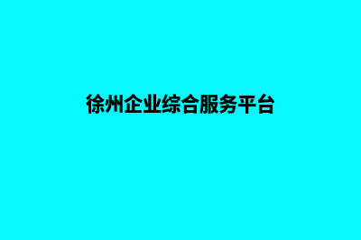 徐州企业建网站费用(徐州企业综合服务平台)