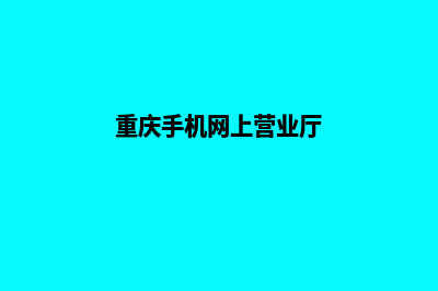 重庆手机网站开发价格(重庆手机网上营业厅)