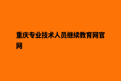 重庆专业网站改版哪家好(重庆专业技术人员继续教育网官网)