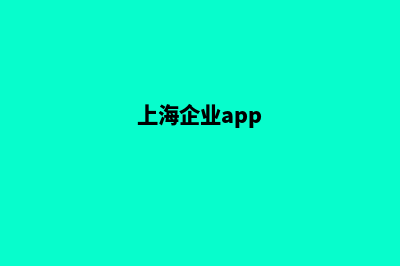 上海企业网页重做哪家公司好(上海企业app)