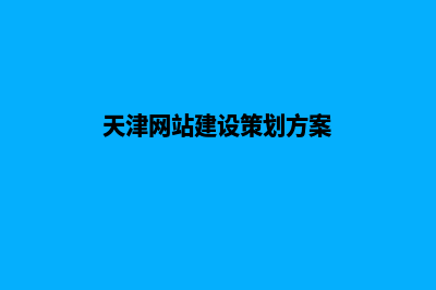 天津网站设计哪家专业(天津网站建设策划方案)