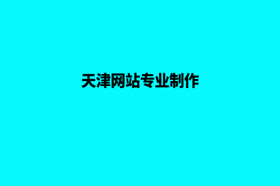 天津网站制作公司哪里有(天津网站专业制作)