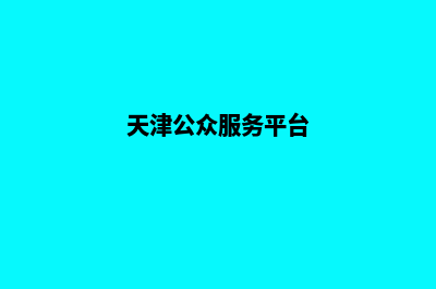 天津网站重做公司哪个好(天津公众服务平台)