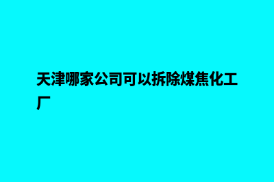 天津在哪家公司开发网站好(天津哪家公司可以拆除煤焦化工厂)