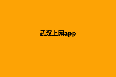 武汉哪个网页重做好(武汉上网app)