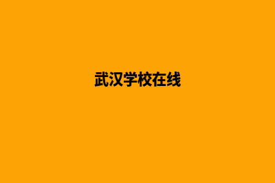 武汉学校网站重做多少钱(武汉学校在线)