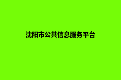 沈阳网站重做公司哪家好(沈阳市公共信息服务平台)