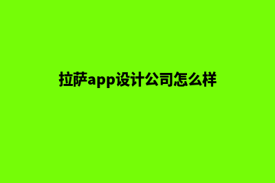 拉萨app设计公司(拉萨app设计公司怎么样)