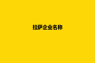 拉萨企业app定制(拉萨企业名称)