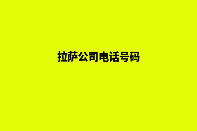 拉萨公司网站重做(拉萨公司电话号码)