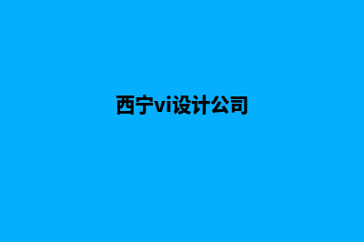 西宁app设计公司(西宁vi设计公司)