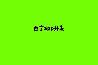 西宁开发网站需要多少钱(西宁app开发)