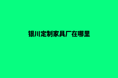 银川app商城定制(银川定制家具厂在哪里)