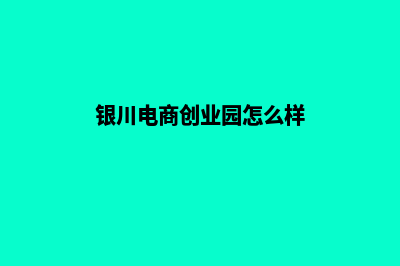 银川电商网站开发价格(银川电商创业园怎么样)