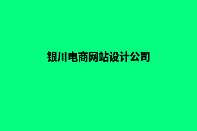 银川电商网站设计价格(银川电商网站设计公司)