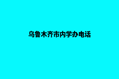 乌鲁木齐学校网站定制多少钱(乌鲁木齐市内学办电话)