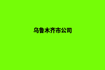 乌鲁木齐公司网站制作多少钱(乌鲁木齐市公司)