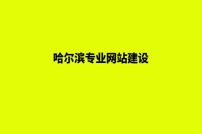 哈尔滨专业app设计(哈尔滨专业网站建设)