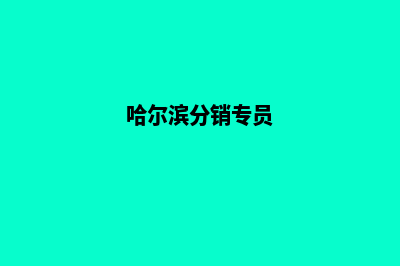 哈尔滨分销app怎么开发(哈尔滨分销专员)